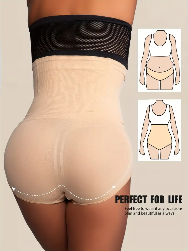 1 Stück High-Waist-Formhöschen, Taille-Trainer, Body-Shaper, Bauchstraffer, Flacher-Bauch-Kontrolle, Hüft- und Po-Lifter, Damenunterwäsche, Shapewear