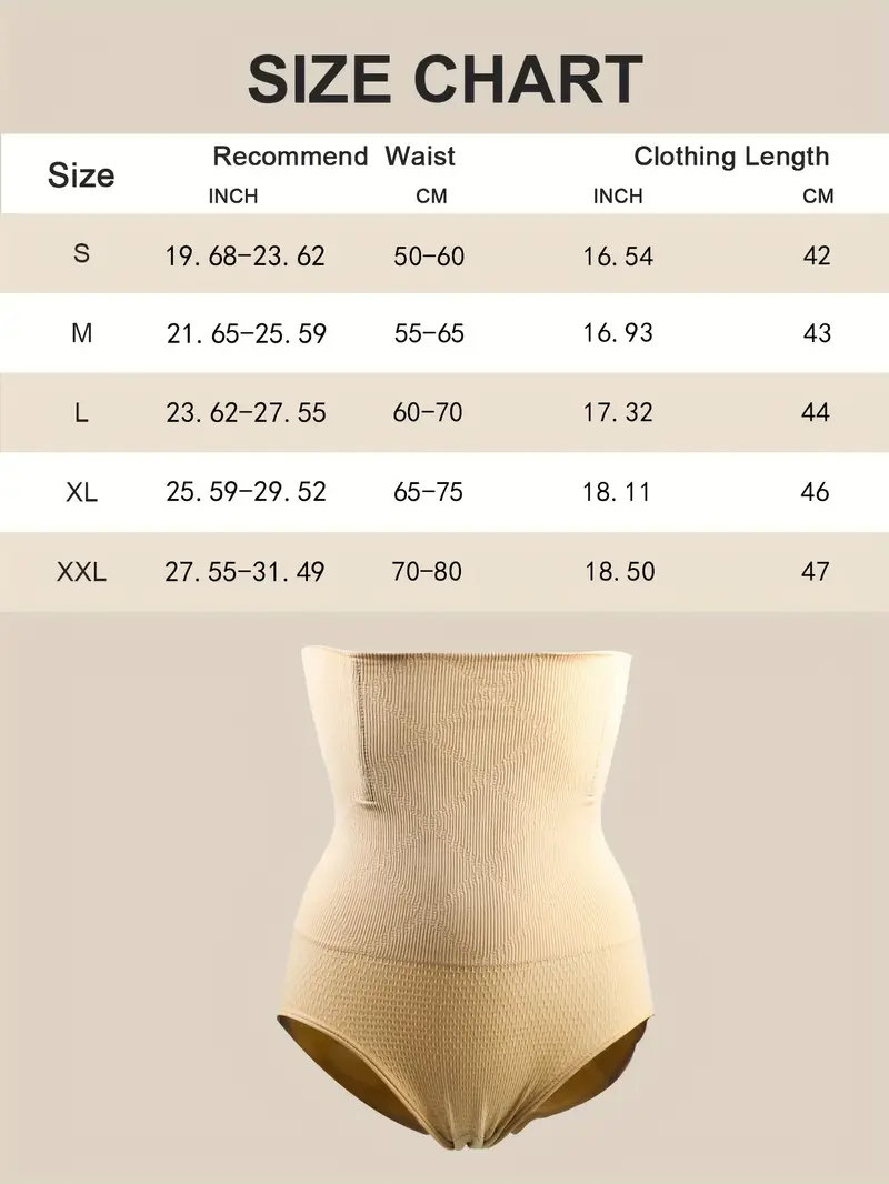 1 Stück High-Waist-Formhöschen, Taille-Trainer, Body-Shaper, Bauchstraffer, Flacher-Bauch-Kontrolle, Hüft- und Po-Lifter, Damenunterwäsche, Shapewear