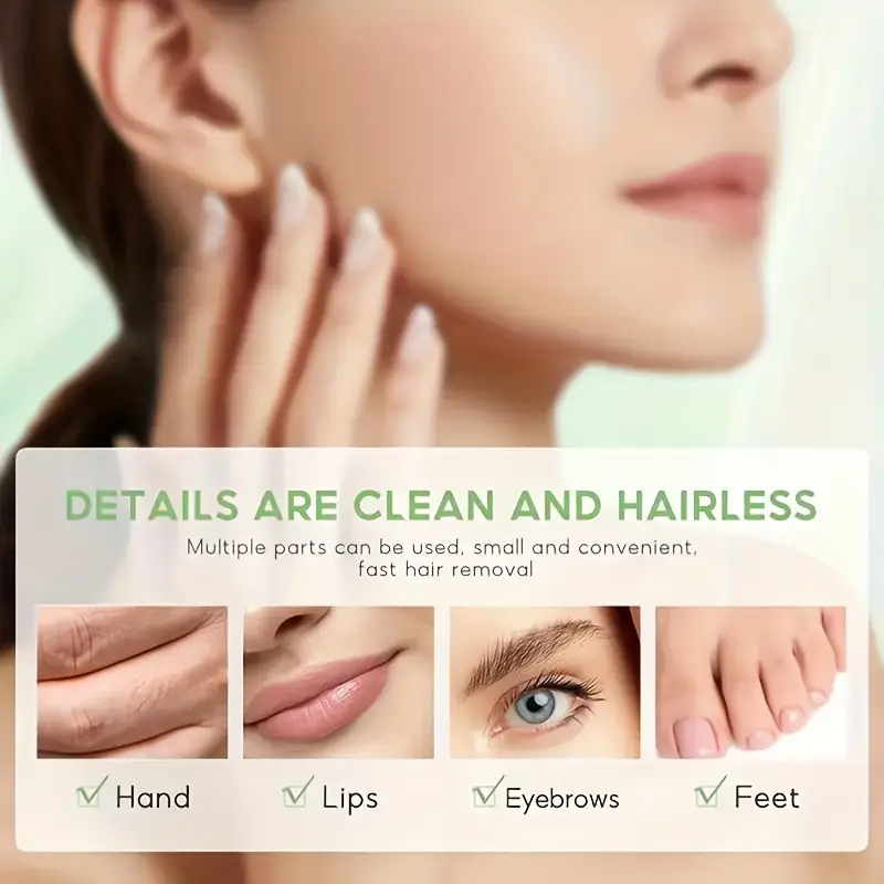 10 Stück Wachspapier zur Haarentfernung für Lippen, Gesicht, Augenbrauen und Bikinizone, Reine Honigwachs-Pflegetücher