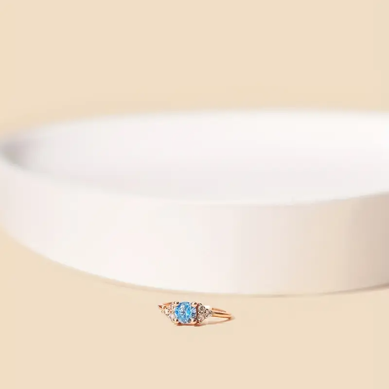 Stück Koreanischer Stil Synthetischer Zirkonia-Nasenring für Damen, Kupfer gepunztes Nasenpiercing